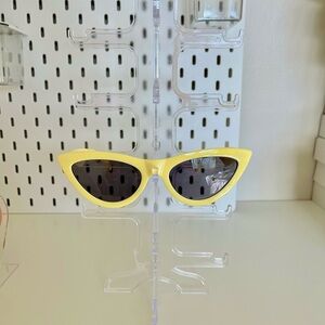 Vintage light Yellow Cat-Eye Sunglasses